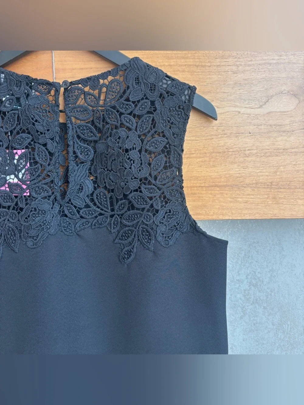 NWT Kate Spade Ribbon Lace Applique Crepe Dress, Size‎ 12